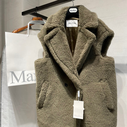 MAX MARA 25S SLEEVELESS TEDDY VEST 90550
