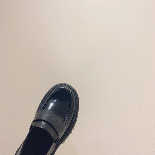 BALENCIAGA 25S LOAFERS IN BLACK CALFSKIN
