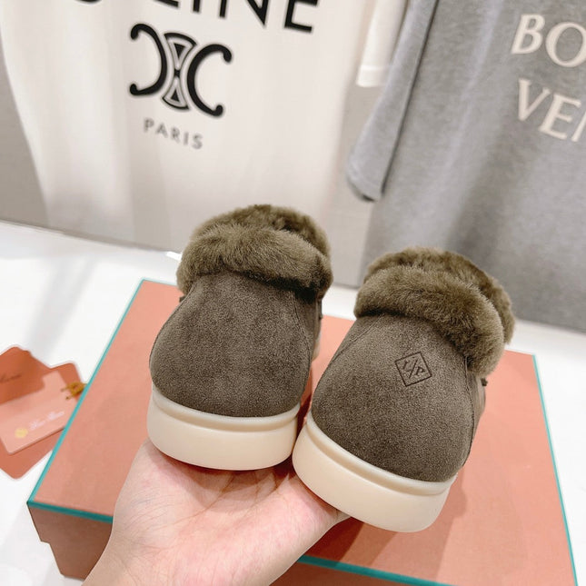 LP SUMMER CHARMS WALK LOAFERS ASH BROWN FLEECE