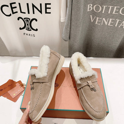 LP SUMMER CHARMS WALK LOAFERS PEANUT FLEECE