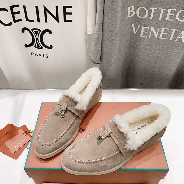 LP SUMMER CHARMS WALK LOAFERS PEANUT FLEECE