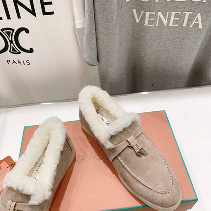 LP SUMMER CHARMS WALK LOAFERS PEANUT FLEECE