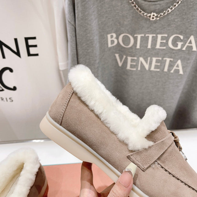 LP SUMMER CHARMS WALK LOAFERS PEANUT FLEECE