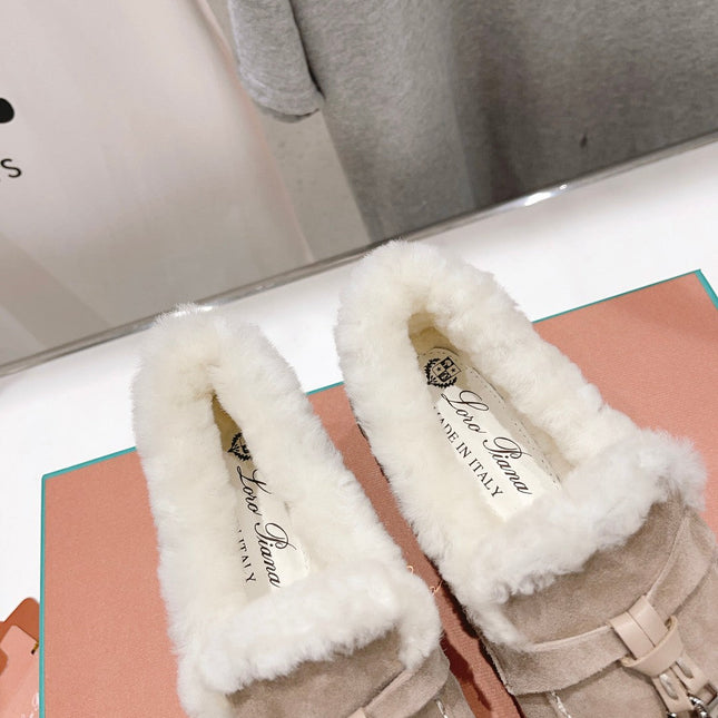 LP SUMMER CHARMS WALK LOAFERS PEANUT FLEECE