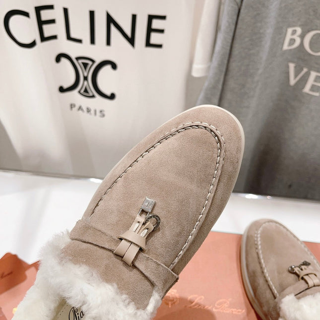 LP SUMMER CHARMS WALK LOAFERS PEANUT FLEECE