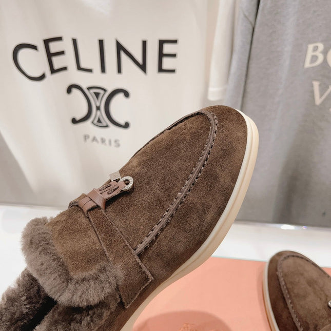 LP SUMMER CHARMS WALK LOAFERS BROWN FLEECE