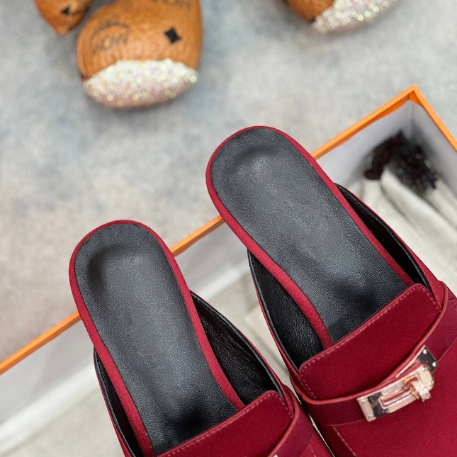 0Z Mule Cherry Silk Thick Cloth/Sheepskin