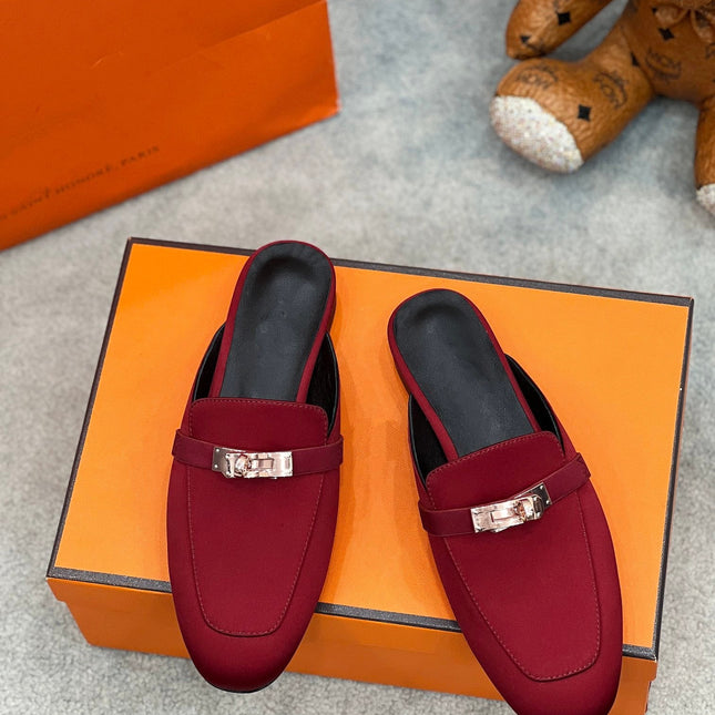 0Z Mule Cherry Silk Thick Cloth/Sheepskin