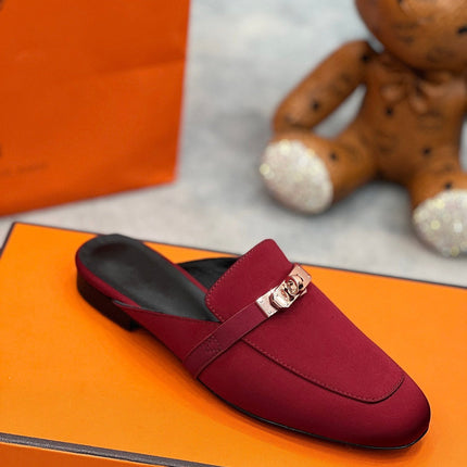 0Z Mule Cherry Silk Thick Cloth/Sheepskin