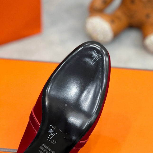 0Z Mule Cherry Silk Thick Cloth/Sheepskin