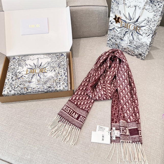 DIOR SCARF 200 CM IN CASHMERE 667140