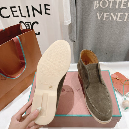 LP HIGH TOP OPEN WALK LOAFERS PEANUT SUEDE