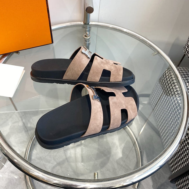 Chypre Sandal light brown Suede