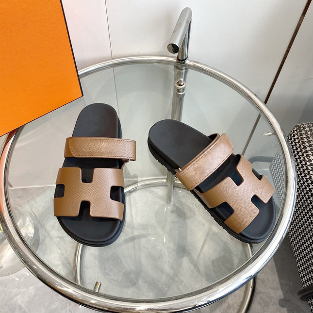 CHYPRE EPSOM Sandal brown Leather