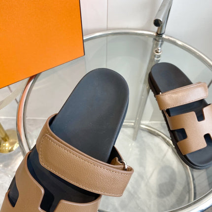 CHYPRE EPSOM Sandal brown Leather