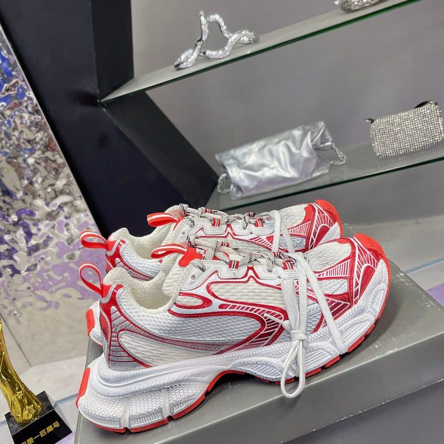 3XL SNEAKER IN RED MIX WHITE MESH AND POLYURETHANE