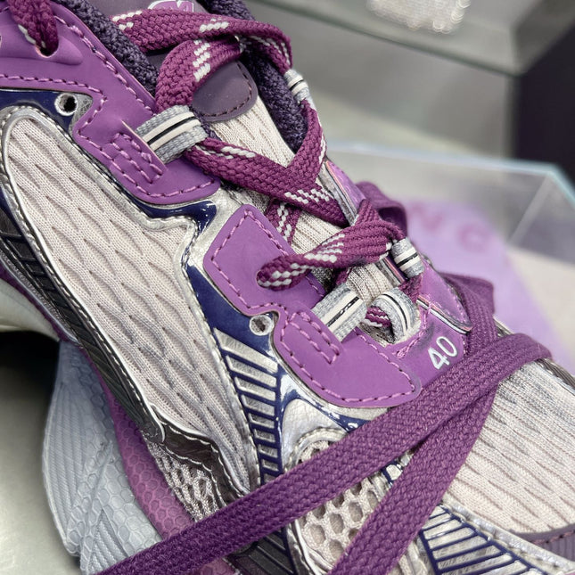 3XL SNEAKER IN PURPLE MIX GRAY MESH AND POLYURETHANE