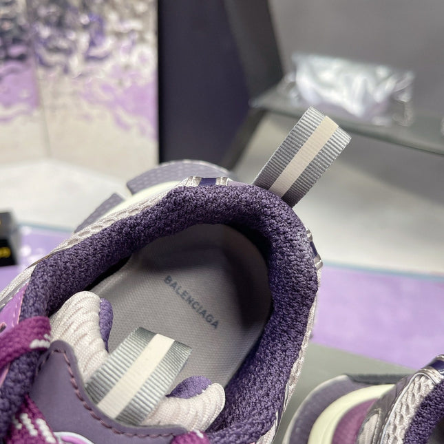 3XL SNEAKER IN PURPLE MIX GRAY MESH AND POLYURETHANE