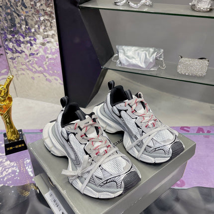 3XL SNEAKER IN GRAY MIX WHITE MESH AND POLYURETHANE