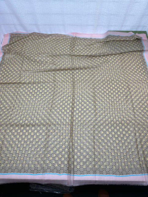 GUCCI 25S SCARF 140 IN CASHMERE 740369