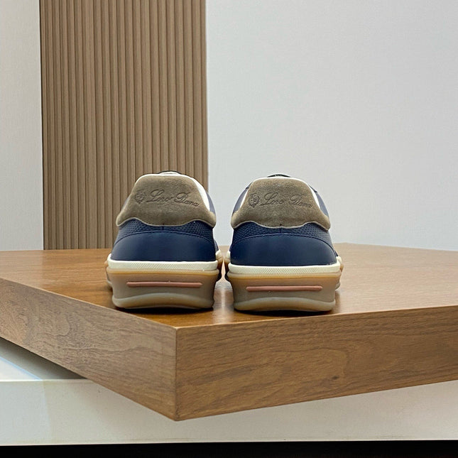 LP 360 TENNIS WALK SNEAKERS NAVY MESH CALFSKIN