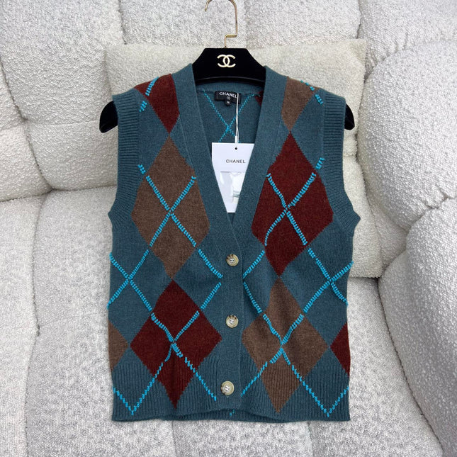CHANEL 25S SET KNIT VEST STYLE 255