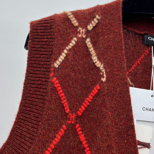 CHANEL 25S SET KNIT VEST STYLE 256
