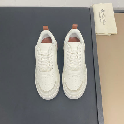 LP NEWPORT 2.0 WALK SNEAKERS WHITE CALFSKIN