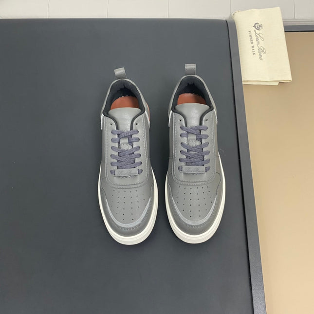 LP NEWPORT 2.0 WALK SNEAKERS LIGHT GRAY CALFSKIN