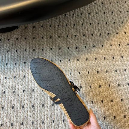 ALAIA MARY JANE SHOES IN BEIGE ZP CUSTOM STRAW AND DENIM