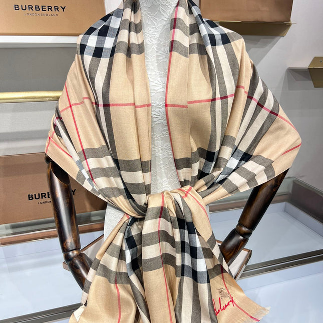 BBR SCARF 200 CM IN CASHMERE 490990