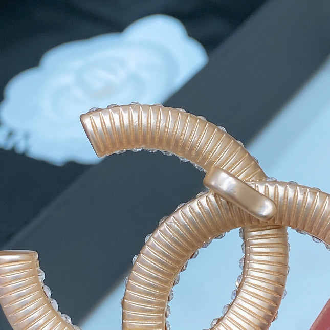 CC ELASTIC BELT 30MM IN WINE RED CALFSKIN GOLD HARDWARE WITH RHINSTONES