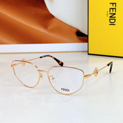 TRAVEL GEOMETRIC FRAME SUNGLASSES FE40152U IN METAL