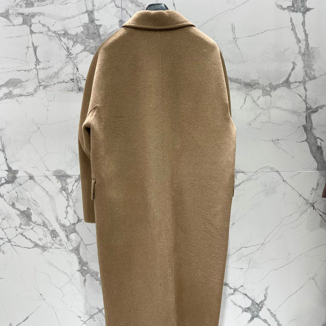 MAX MARA 25S KNITTED NOTCHED-COLLAR COAT 053