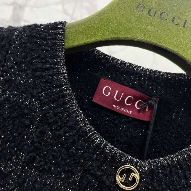 Gucci 2025 Cardigan Dark Blue Wool