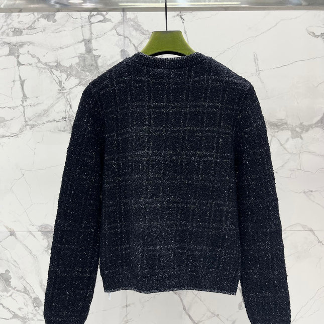 Gucci 2025 Cardigan Dark Blue Wool