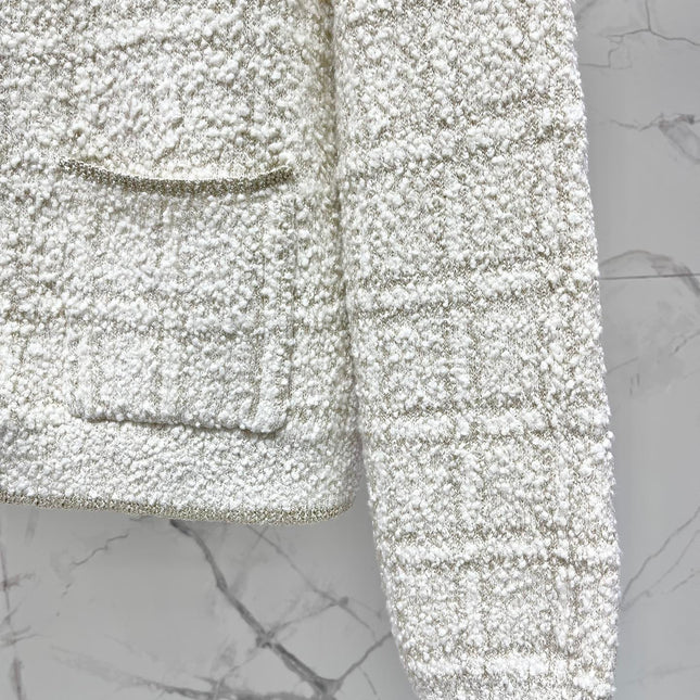 Gucci 2025 Cardigan Cream White Wool