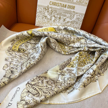 DIOR SCARF 90 CM IN SILK 627642