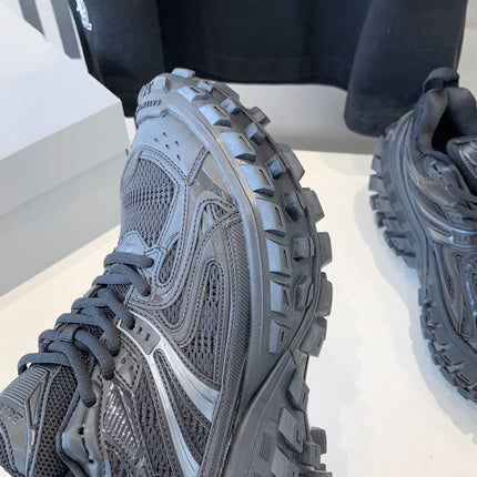 CHUNKY SNEAKERS IN BLACK POLYURETHANE, POLYESTER AND NYLON