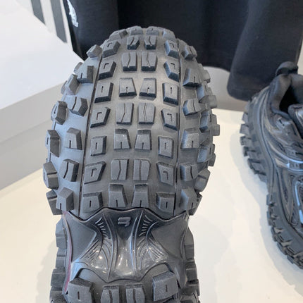 CHUNKY SNEAKERS IN BLACK POLYURETHANE, POLYESTER AND NYLON