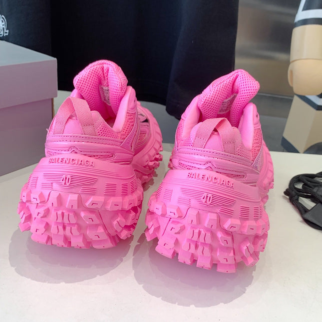 CHUNKY SNEAKERS IN PINK MIX BLACK POLYURETHANE, POLYESTER AND NYLON