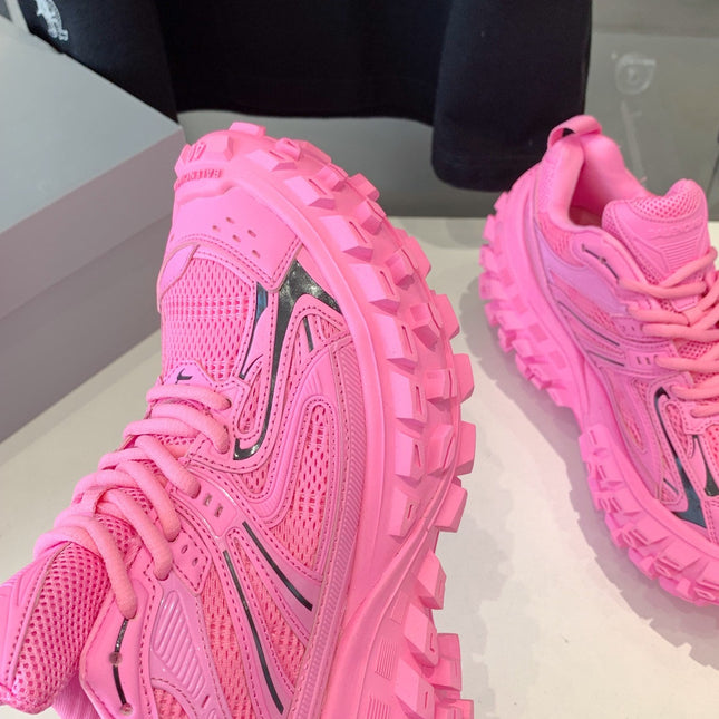 CHUNKY SNEAKERS IN PINK MIX BLACK POLYURETHANE, POLYESTER AND NYLON
