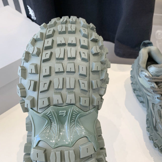 CHUNKY SNEAKERS IN MANTLE GRAY POLYURETHANE, POLYESTER AND NYLON