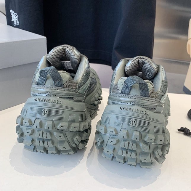 CHUNKY SNEAKERS IN MANTLE GRAY POLYURETHANE, POLYESTER AND NYLON