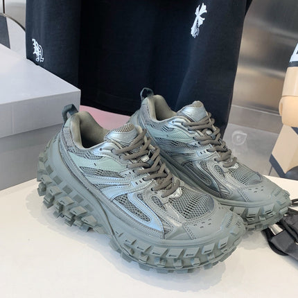 CHUNKY SNEAKERS IN MANTLE GRAY POLYURETHANE, POLYESTER AND NYLON
