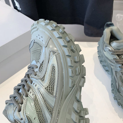 CHUNKY SNEAKERS IN MANTLE GRAY POLYURETHANE, POLYESTER AND NYLON