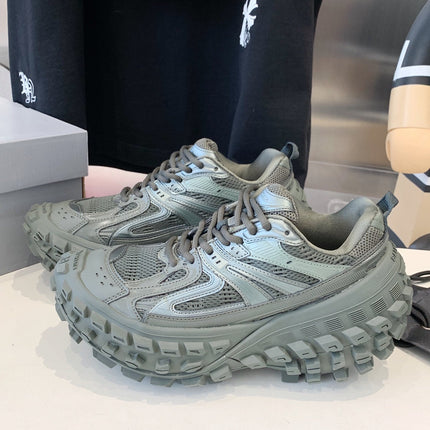 CHUNKY SNEAKERS IN MANTLE GRAY POLYURETHANE, POLYESTER AND NYLON