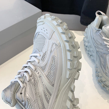 CHUNKY SNEAKERS IN BOMBAY GRAY POLYURETHANE, POLYESTER AND NYLON