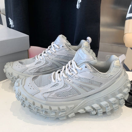 CHUNKY SNEAKERS IN BOMBAY GRAY POLYURETHANE, POLYESTER AND NYLON
