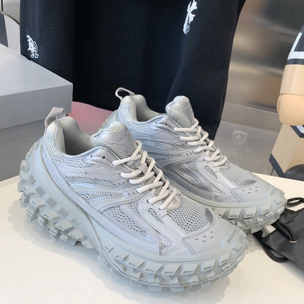 CHUNKY SNEAKERS IN BOMBAY GRAY POLYURETHANE, POLYESTER AND NYLON